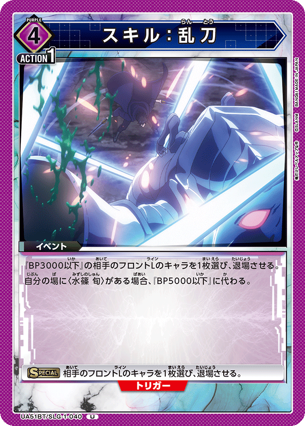 スキル：乱刀