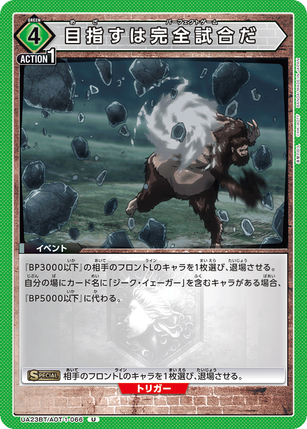 目指すは完全試合だ